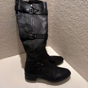 Stuart Weitzman Black Riding Boots